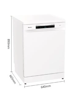 Hisense HS673C60WUK 16-Place Freestanding Dishwasher With Invertor Motor - White 15 Hisense HS673C60WUK 16-Place Freestanding Dishwasher With Invertor Motor - White -Appliance Pro UXUKP SQ6 0000000013 WHITE SLd4