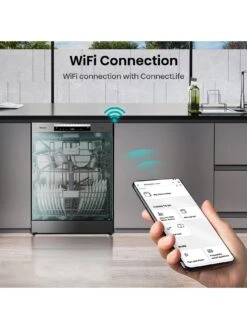 Hisense HS673C60XUK 16-Place Freestanding Dishwasher With Invertor Motor - Stainless Steel 11 Hisense HS673C60XUK 16-Place Freestanding Dishwasher With Invertor Motor - Stainless Steel -Appliance Pro UXUKQ SQ3 0000000166 STAINLESS STEEL SLd1