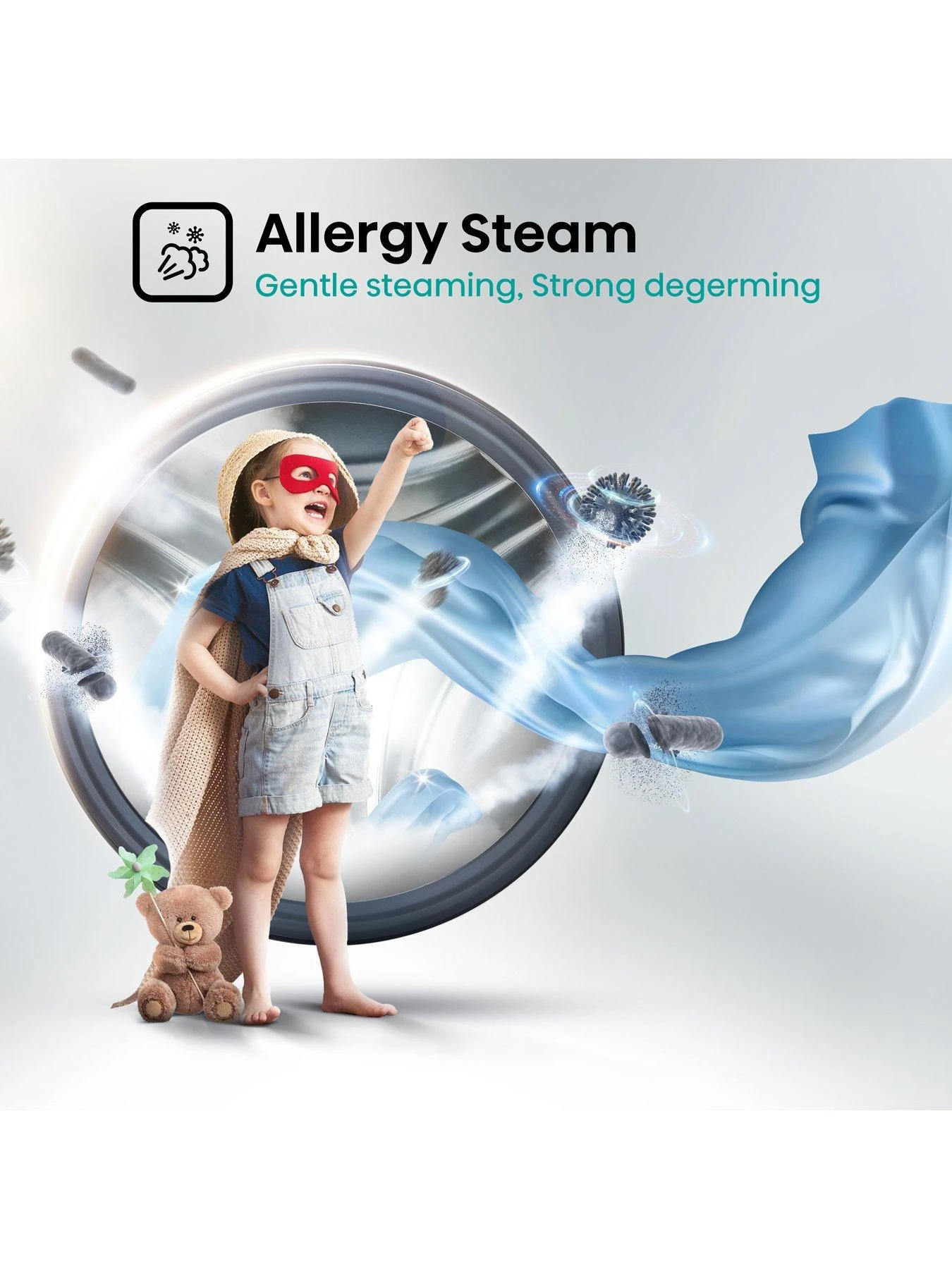 Hisense 3 Series WFQA1214EVJM 12KG Washing Machine With 1400rpm Includes Steam And Jet Wash 5 Hisense 3 Series WFQA1214EVJM 12KG Washing Machine With 1400rpm Includes Steam And Jet Wash - Image 3