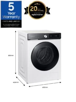 Samsung Series 6+ WW11BB744DGE/S1 Auto Optimal Wash+ And SpaceMax Washing Machine - 11kg Load 1400 Spin A Rated - White 16 Samsung Series 6+ WW11BB744DGE/S1 Auto Optimal Wash+ And SpaceMax Washing Machine - 11kg Load 1400 Spin A Rated - White -Appliance Pro UXV9P SQ7 0000000013 WHITE ICf