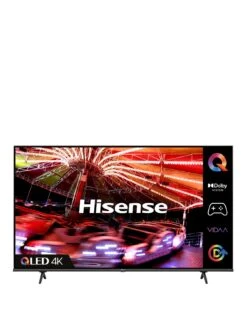Hisense 65E7HQTUK, 65 Inch, QLED, 4K Ultra HD HDR, Smart TV