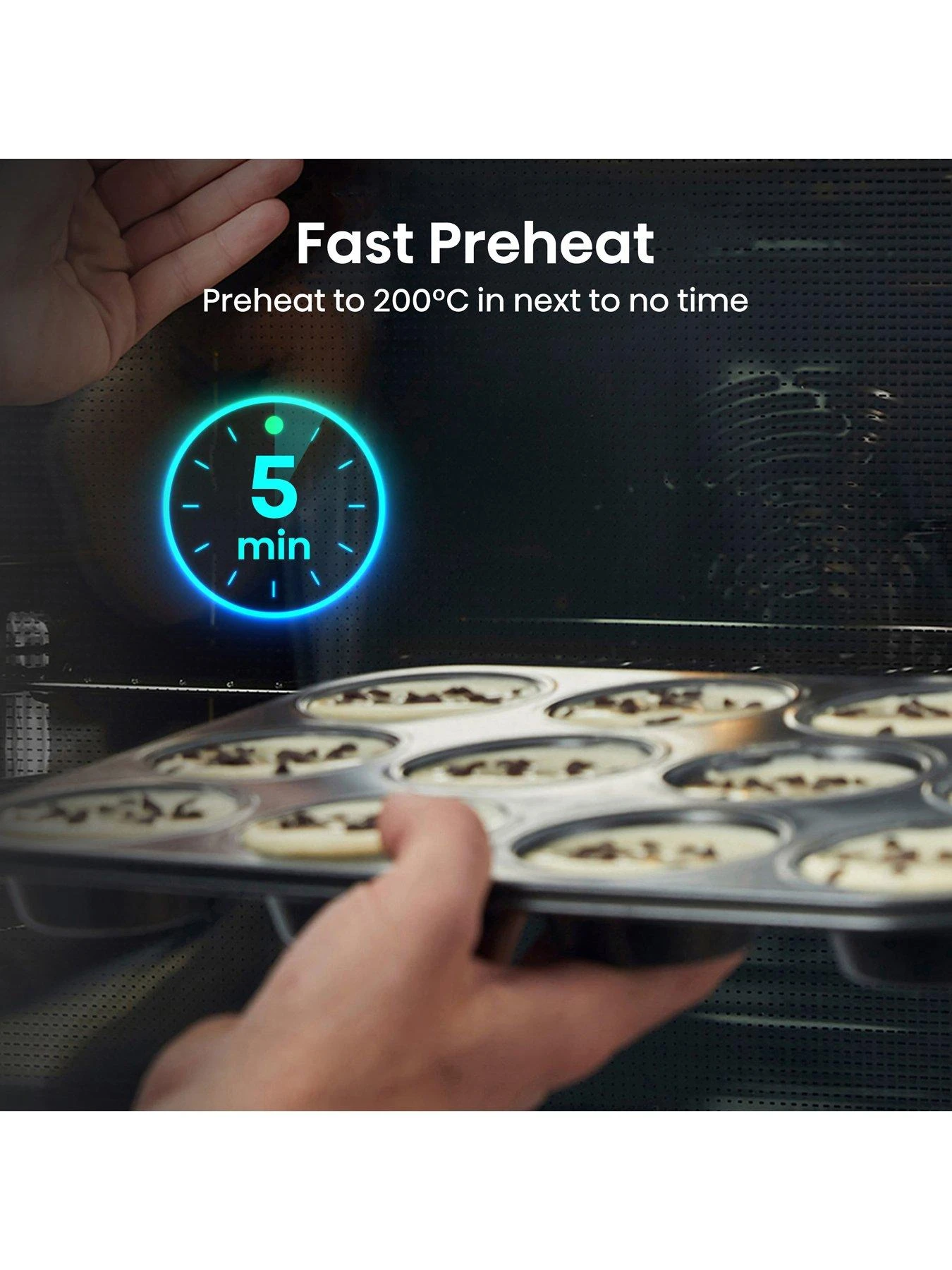 Hisense BI62212AXUK, Single Oven, 77L With Steam Clean Function - Stainless Steel 6 Hisense BI62212AXUK, Single Oven, 77L With Steam Clean Function - Stainless Steel - Image 4