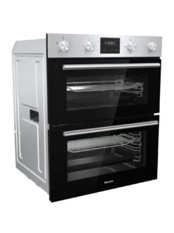 Hisense BID75211XUK Built-Under Double Oven - Stainless Steel -Appliance Pro UYAQE SQ3 0000000166 STAINLESS STEEL SLd1