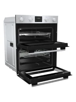 Hisense BID75211XUK Built-Under Double Oven - Stainless Steel -Appliance Pro UYAQE SQ4 0000000166 STAINLESS STEEL SLd2