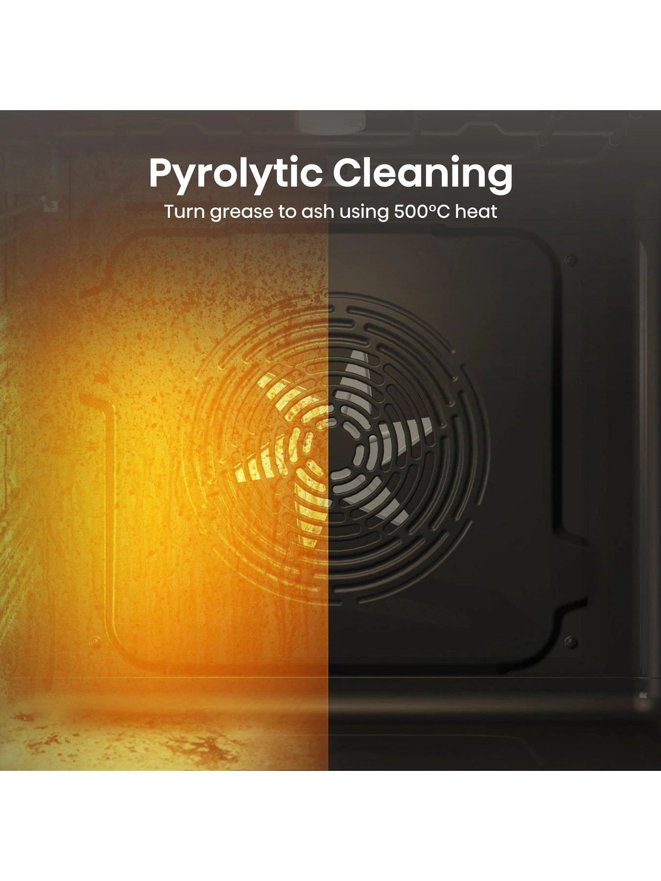 Hisense BI64211PB, 77L Pyrolytic Single Oven - Black 6 Hisense BI64211PB, 77L Pyrolytic Single Oven - Black - Image 4