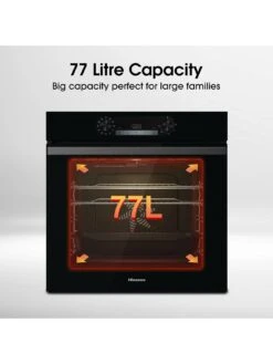 Hisense BI62211CB 77-Litre Electric Single Oven With Catalytic Liners - Black 10 Hisense BI62211CB 77-Litre Electric Single Oven With Catalytic Liners - Black -Appliance Pro UYAQK SQ2 0000000166 STAINLESS STEEL SLd