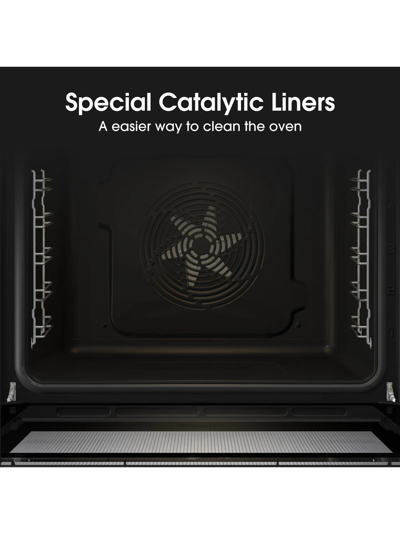 Hisense BI62211CB 77-Litre Electric Single Oven With Catalytic Liners - Black 5 Hisense BI62211CB 77-Litre Electric Single Oven With Catalytic Liners - Black - Image 3