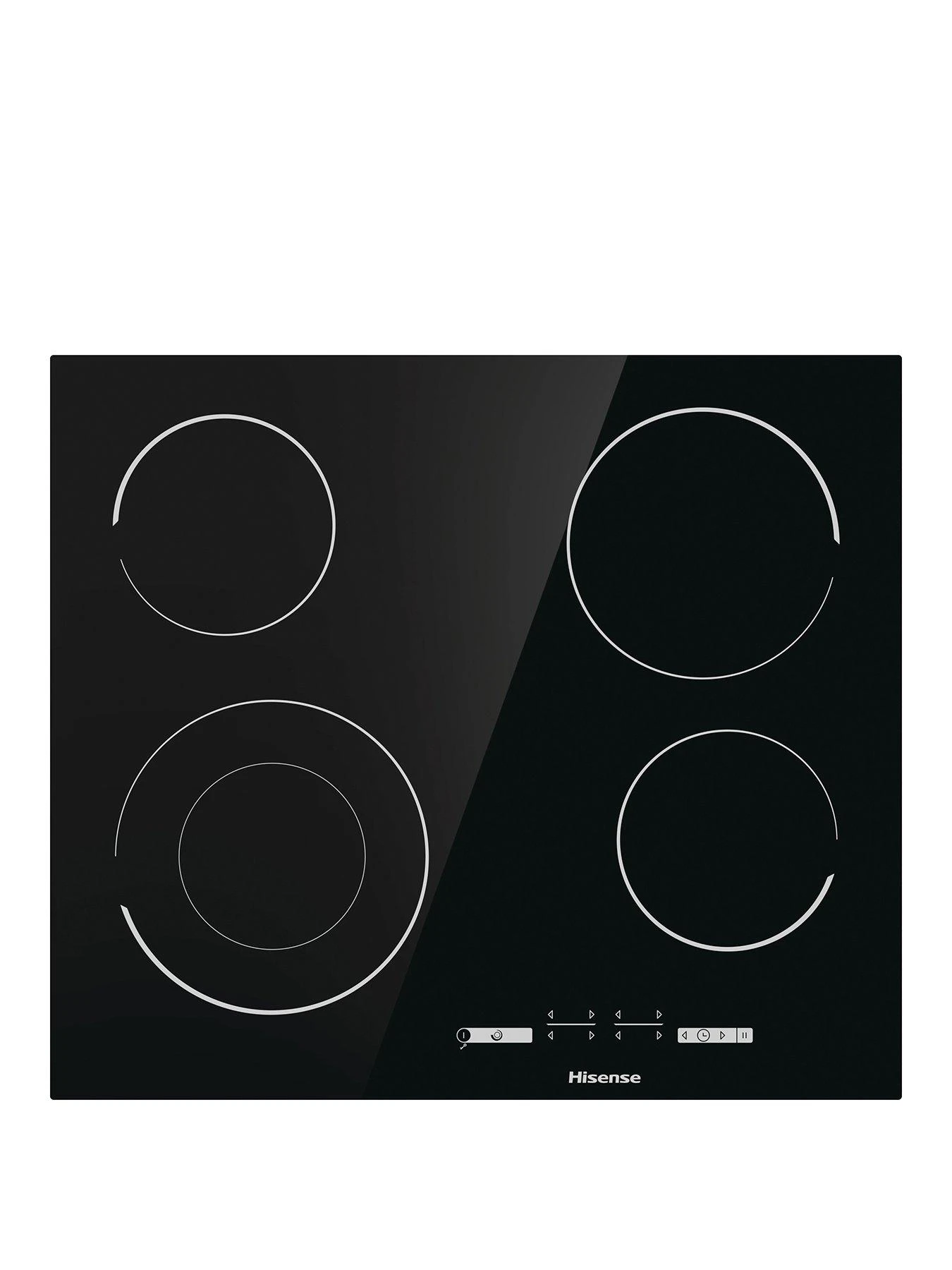 Hisense E6432C 60cm Wide Ceramic Hob - Black 3 Hisense E6432C 60cm Wide Ceramic Hob - Black