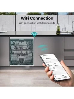 Hisense HV693C60UK 16- Place Integrated Dishwasher With Invertor, End Light And Ion Technology -Appliance Pro UYASG SQ4 0000000088 NO COLOR SLd2