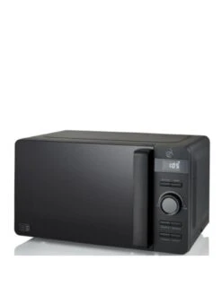Swan Stealth 20L Digital Microwave - Black