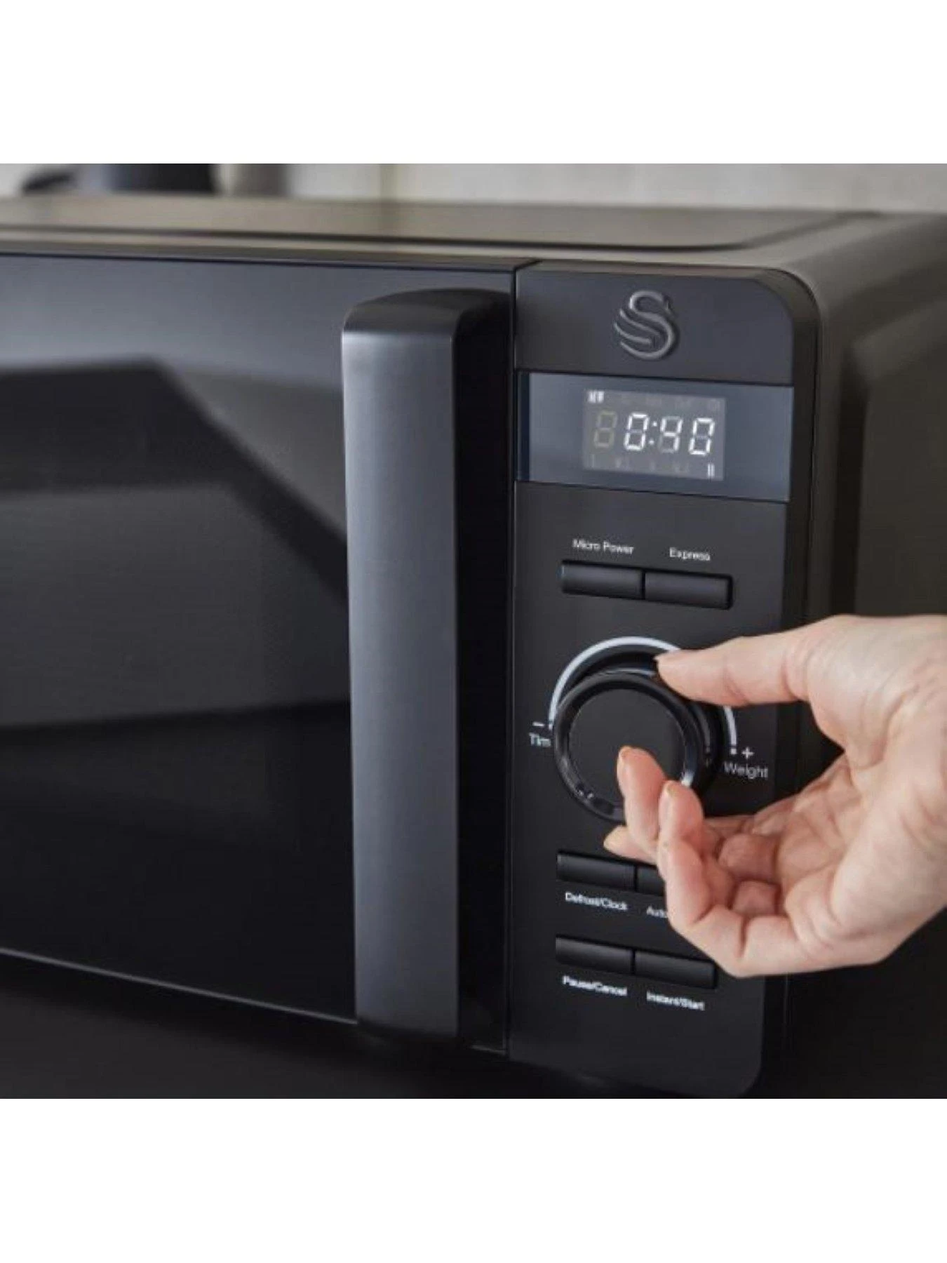 Swan Stealth 20L Digital Microwave - Black 6 Swan Stealth 20L Digital Microwave - Black - Image 4