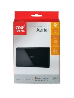 One For All SV9420 FullHD Indoor Aerial Inc DAB -Appliance Pro UYPHN SQ3 0000000004 BLACK SLa