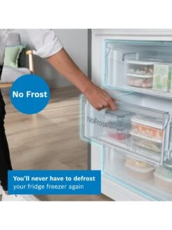 Bosch Series 4 KGN362LDFG 60/40 Frost-Free Fridge Freezer -Appliance Pro UYVFM SQ5 0000003629 INOX SLd3