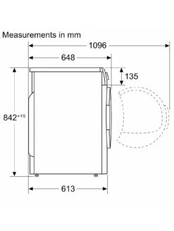 Bosch WQG24509GB 9kg Load Heat Pump Tumble Dryer - Self-Cleaning Condenser 13 Bosch WQG24509GB 9kg Load Heat Pump Tumble Dryer - Self-Cleaning Condenser -Appliance Pro UYVFQ SQ6 0000000013 WHITE SLd4