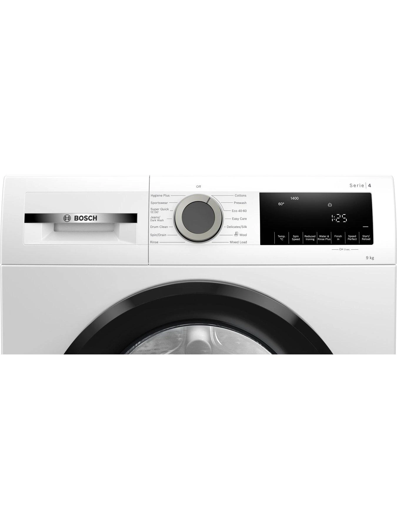 Bosch WGG04409GB 9kg Load, 1400rpm Spin Washing Machine 6 Bosch WGG04409GB 9kg Load, 1400rpm Spin Washing Machine - Image 4
