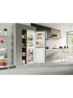 Hoover HOB50N518FVK Integrated Fully Frost Free Fridge Freezer, 177cm High - White -Appliance Pro V36DS SQ6 0000000013 WHITE SLd4