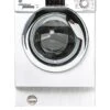 Hoover H-WASH/DRY HBDS495D1ACE/-80 Integrated Washer Dryer, 9Kg Wash+5Kg Dry, 1400 Rpm, 12 Programmes, 3 Drying Levels - White With Chrome Door