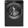 Hoover H-WASH 500 HD496AMBCB Freestanding Washer Dryer, WiFi Connected, A Rated, 9 Kg/6 Kg Load, 1400 Rpm - Black
