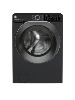 Hoover H-WASH 500 HD496AMBCB Freestanding Washer Dryer, WiFi Connected, A Rated, 9 Kg/6 Kg Load, 1400 Rpm - Black