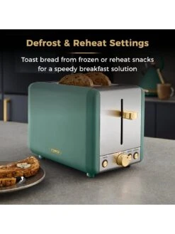 Tower Cavaletto 850W 2-Slice Toaster - Jade 12 Tower Cavaletto 850W 2-Slice Toaster - Jade -Appliance Pro V57SW SQ5 0000000099 N A SLd3