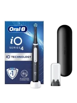 Oral B Oral-B IO4 Black Electric Toothbrush (With Free Travel Case)