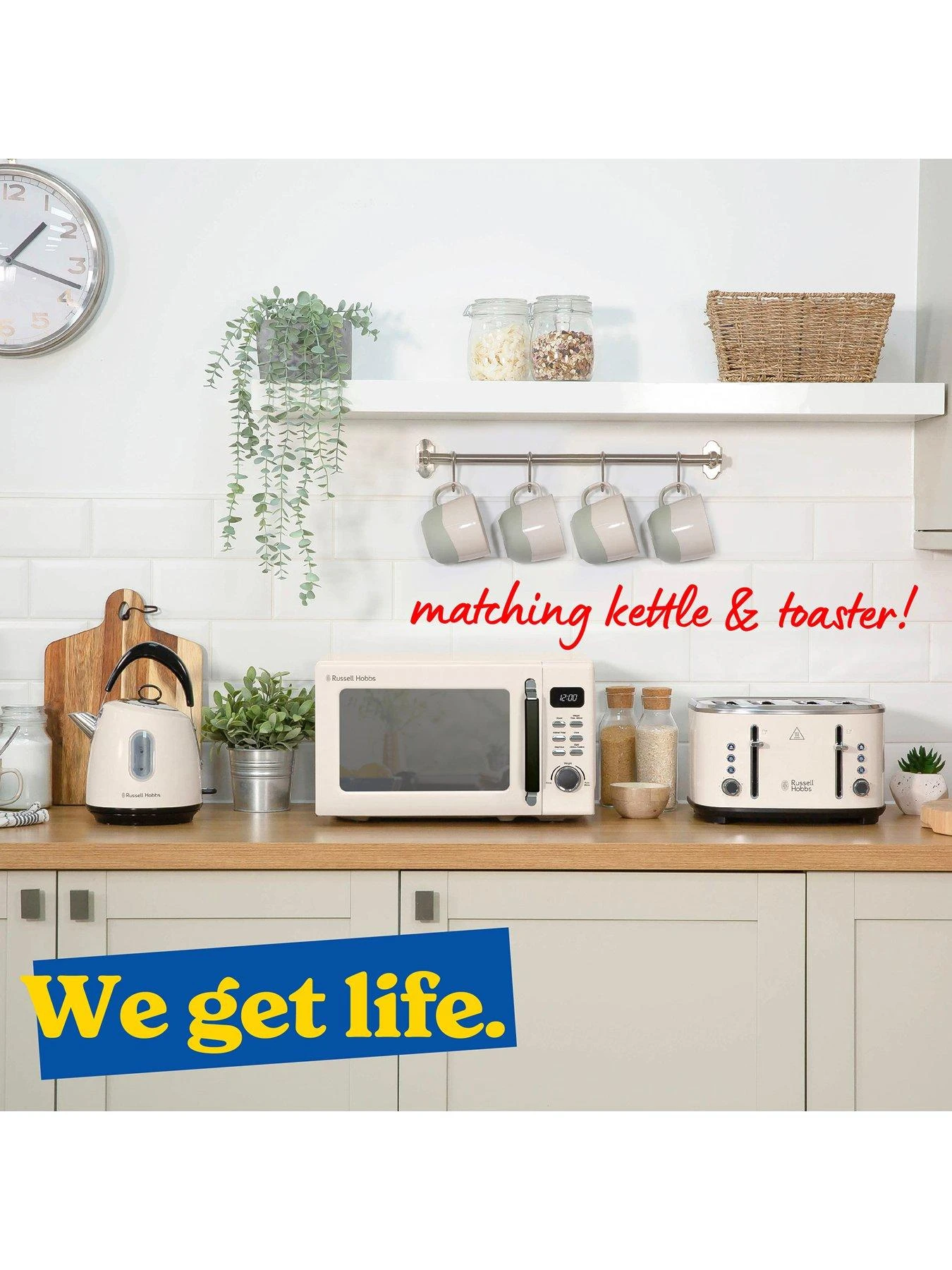 Russell Hobbs RHM2026C Stylevia 20-Litre 800W Digital Microwave - Cream 9 Russell Hobbs RHM2026C Stylevia 20-Litre 800W Digital Microwave - Cream - Image 7