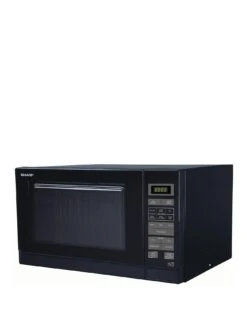 Sharp R372KM 25-Litre 900W Solo Microwave - Black
