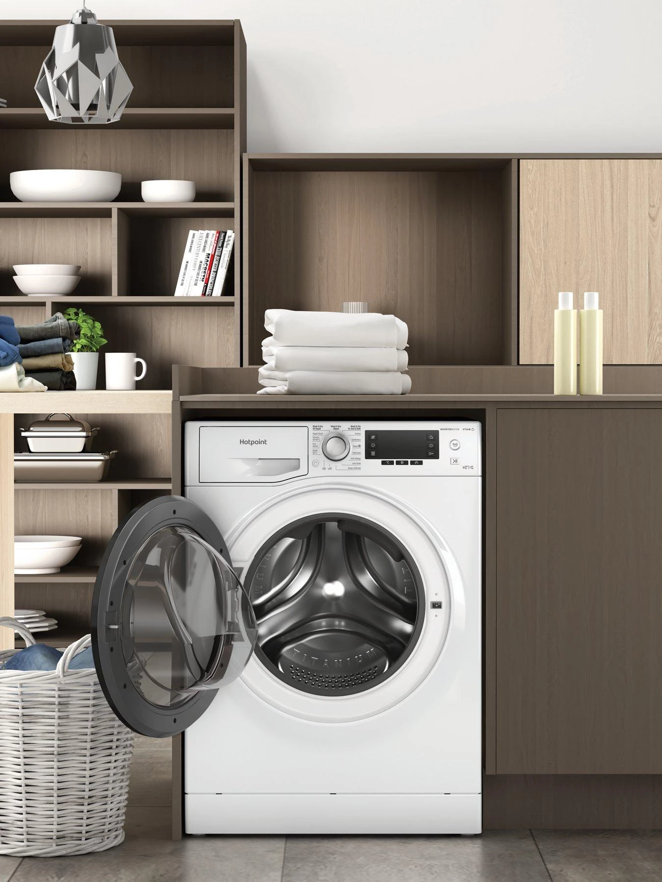 Hotpoint ActiveCare NDD9725DAUK E|B 9+7KG 1600rpm Washer Dryer 6 Hotpoint ActiveCare NDD9725DAUK E|B 9+7KG 1600rpm Washer Dryer - Image 4