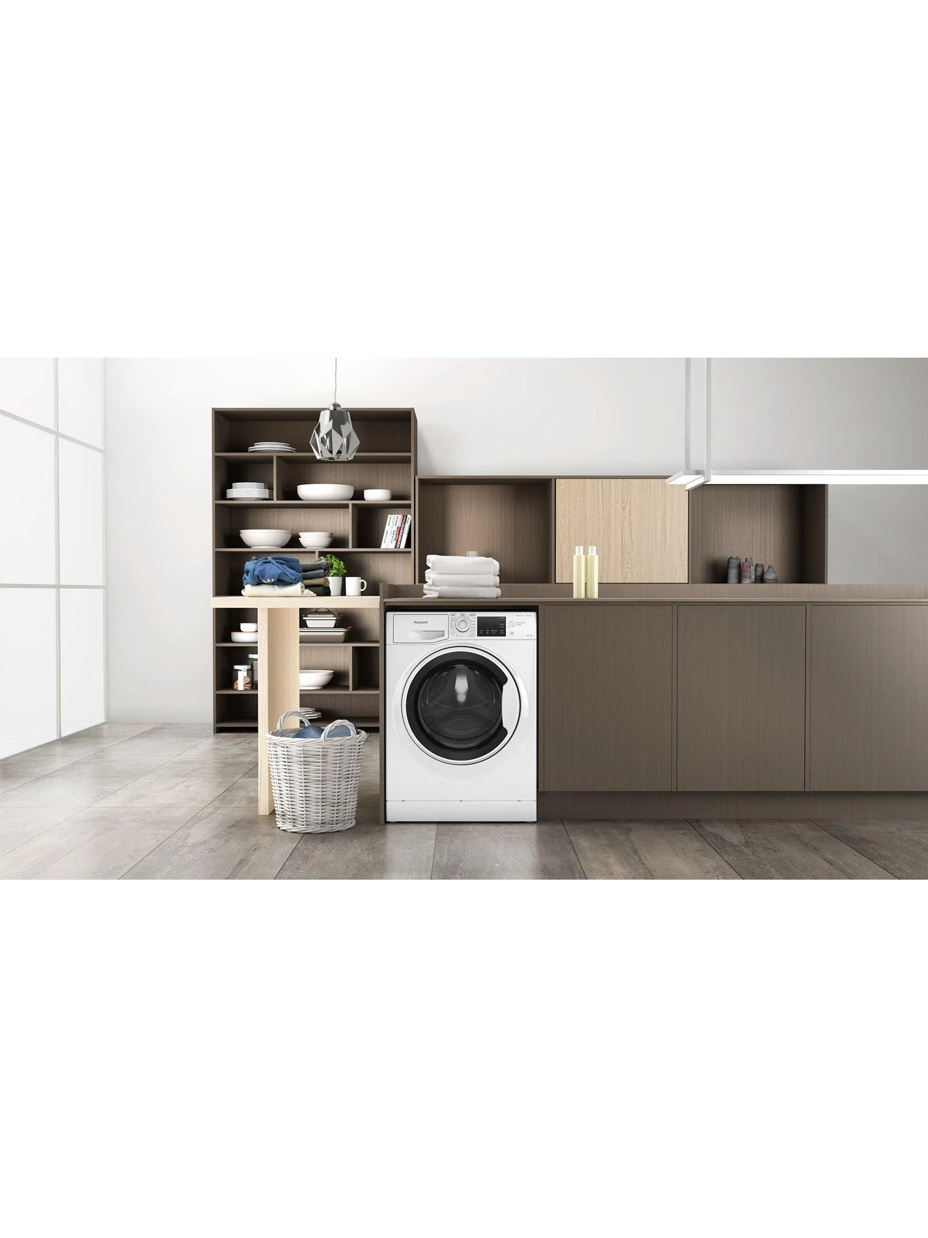 Hotpoint NDB8635WUK D|B 8+6KG 1400 Rpm Washer Dryer - White 5 Hotpoint NDB8635WUK D|B 8+6KG 1400 Rpm Washer Dryer - White - Image 3