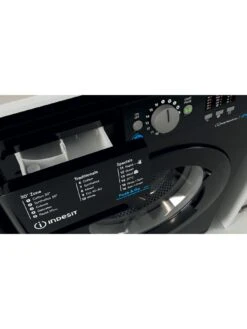 Indesit BWA81684XKUKN 8kg Load, 1600rpm Spin Washing Machine - Black -Appliance Pro V5Z5N SQ5 0000000004 BLACK SLd3