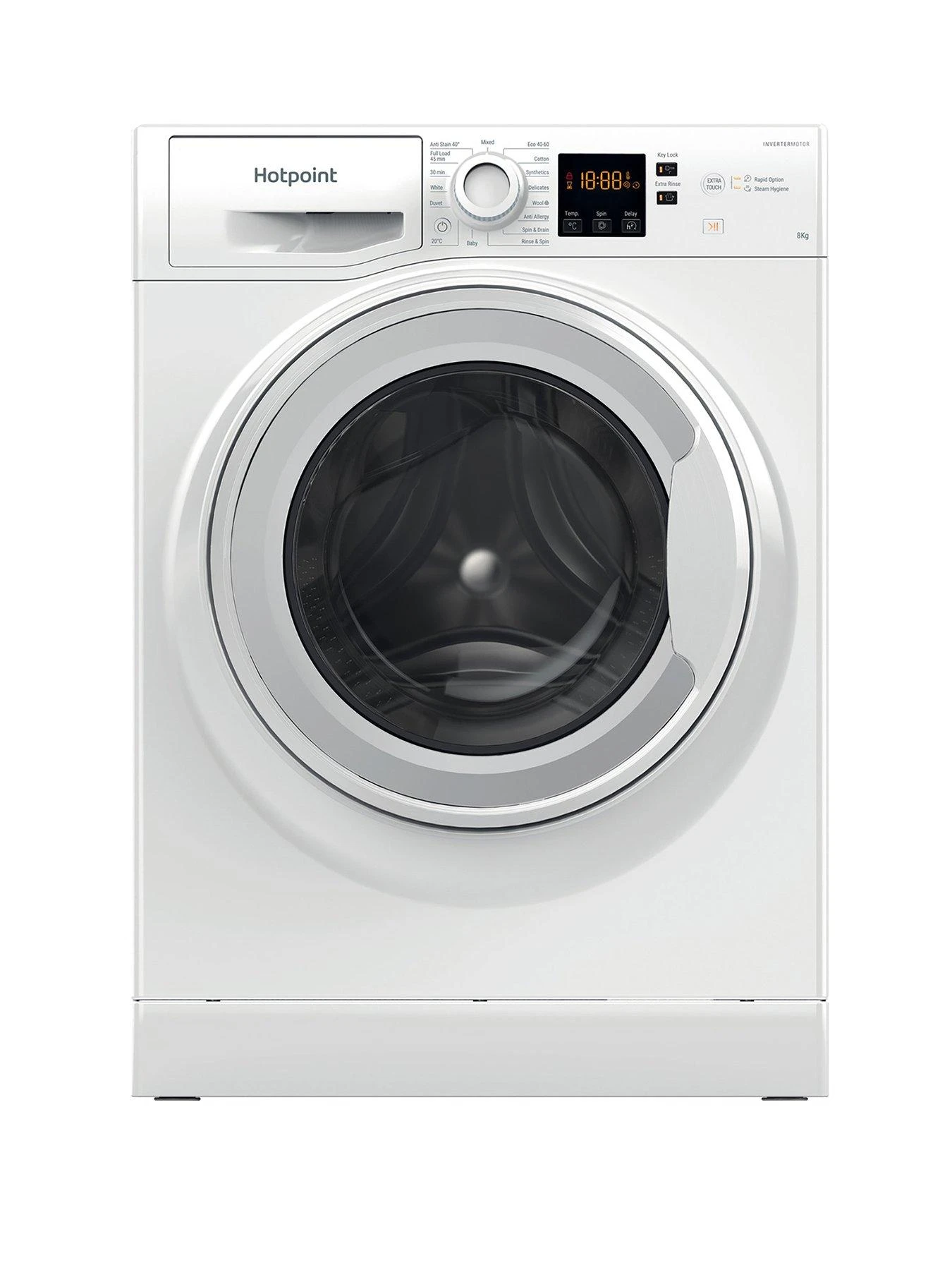 Hotpoint NSWM864CWUKN 8kg Load, 1600rpm Spin Washing Machine - White 3 Hotpoint NSWM864CWUKN 8kg Load, 1600rpm Spin Washing Machine - White
