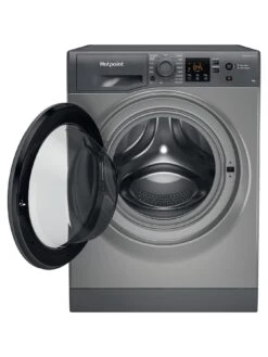 Hotpoint NSWM945CGGUKN 9kg Load, 1400rpm Spin Washing Machine - Graphite -Appliance Pro V5Z5U SQ2 0000000527 GRAPHITE SLd