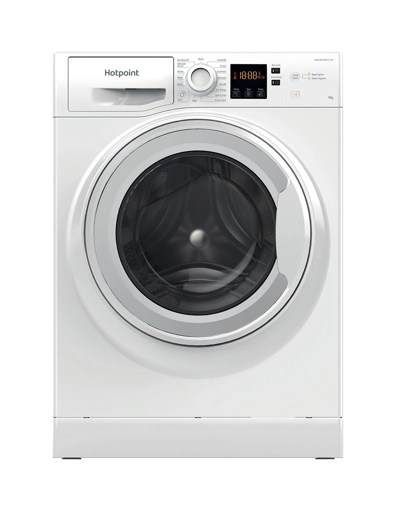 Hotpoint NSWM965CWUKN 9kg Load, 1600rpm Spin Washing Machine - White 3 Hotpoint NSWM965CWUKN 9kg Load, 1600rpm Spin Washing Machine - White