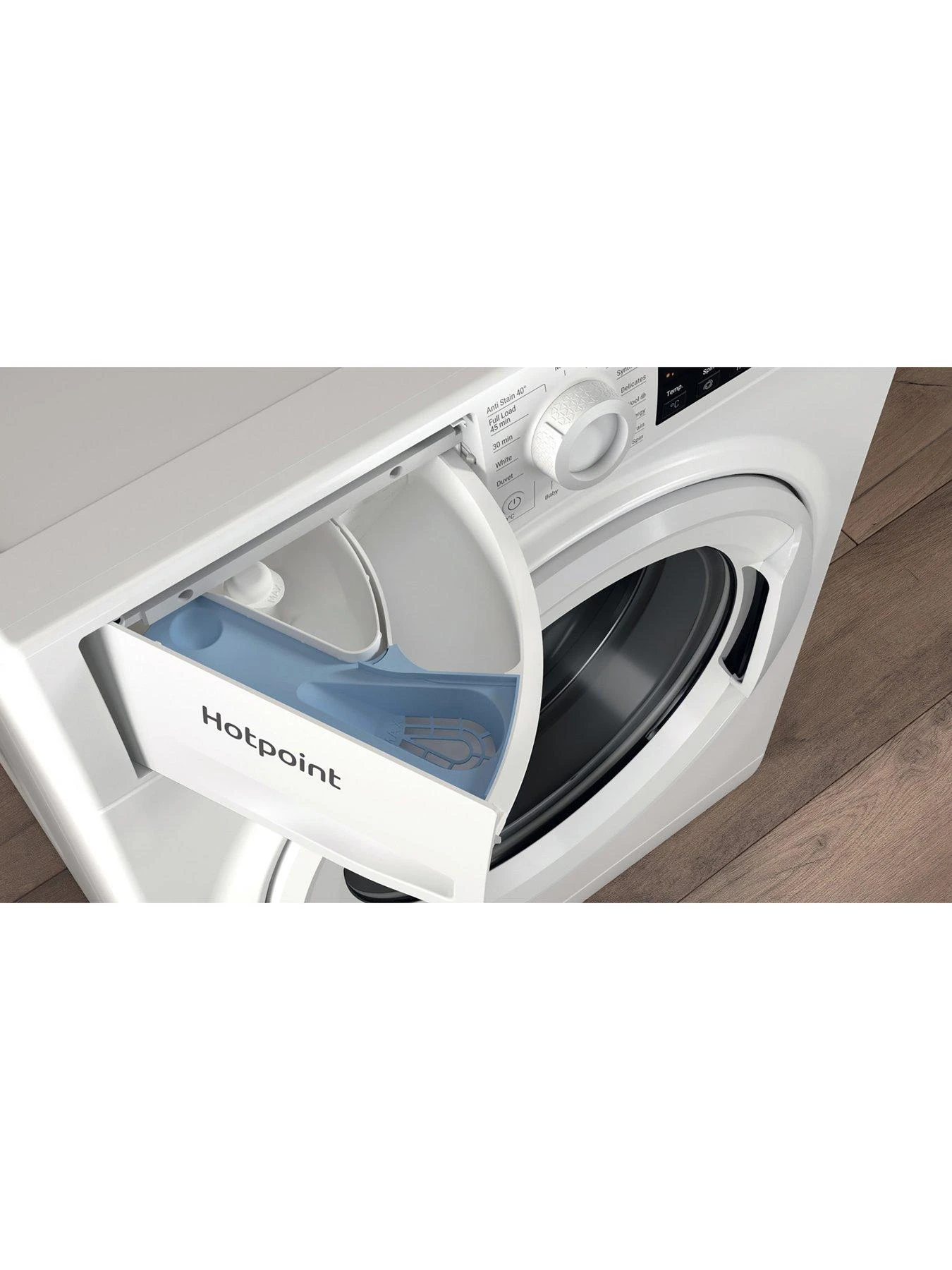 Hotpoint NSWM965CWUKN 9kg Load, 1600rpm Spin Washing Machine - White 7 Hotpoint NSWM965CWUKN 9kg Load, 1600rpm Spin Washing Machine - White - Image 5