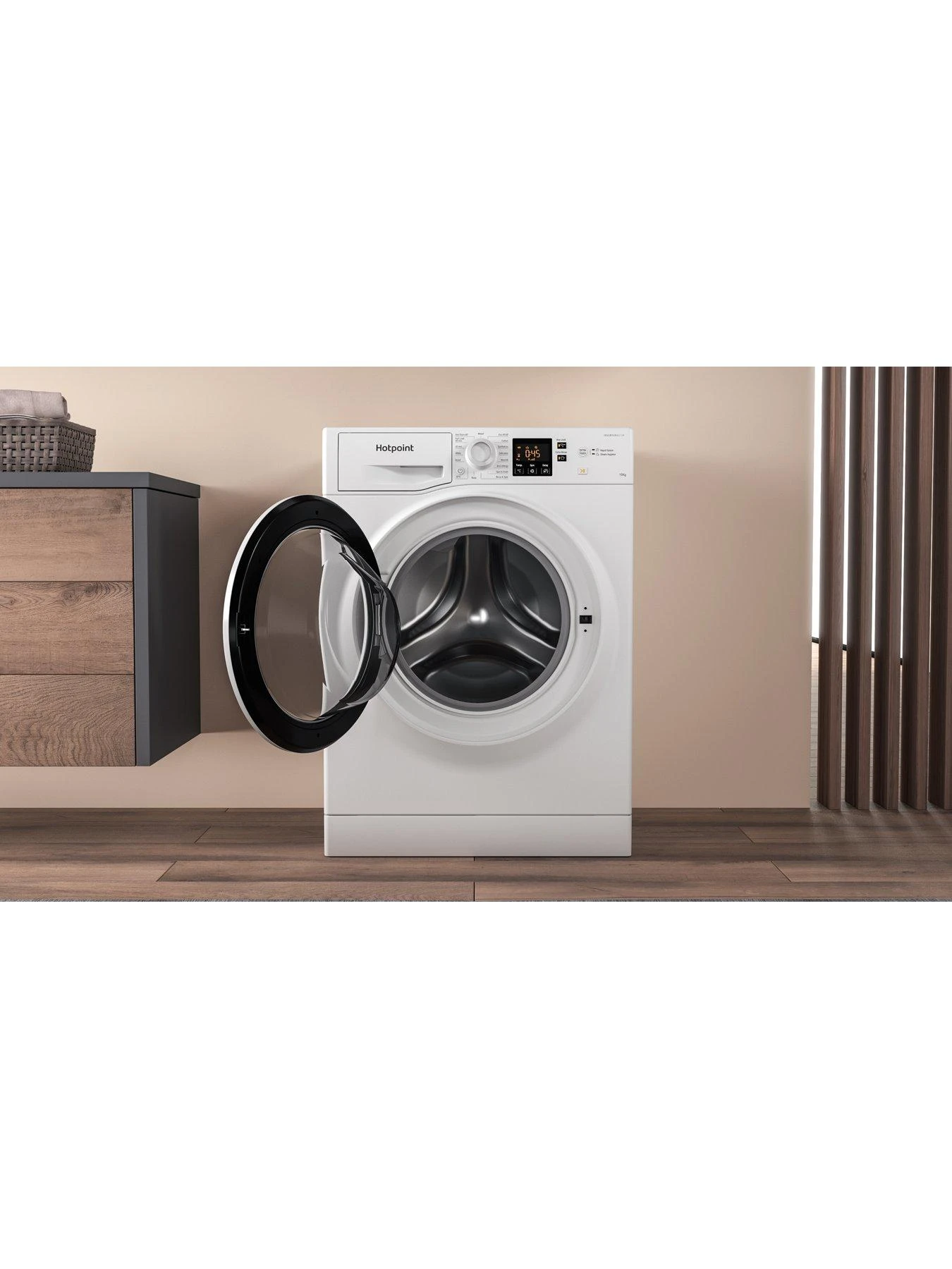 Hotpoint NSWM1045CWUKN 10kg Load, 1400rpm Spin Washing Machine - White 6 Hotpoint NSWM1045CWUKN 10kg Load, 1400rpm Spin Washing Machine - White - Image 4