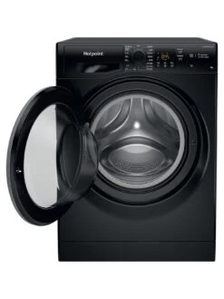 Hotpoint NSWM845CBSUKN 8kg Load, 1400rpm Spin Washing Machine - Black -Appliance Pro V5Z64 SQ2 0000000004 BLACK SLd