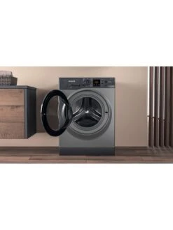 Hotpoint NSWM845CGGUKN 8kg Load, 1400rpm Spin Washing Machine - Graphite 11 Hotpoint NSWM845CGGUKN 8kg Load, 1400rpm Spin Washing Machine - Graphite -Appliance Pro V5Z65 SQ4 0000000527 GRAPHITE SLd2