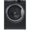 Hotpoint NSWM864CBSUKN 8kg Load, 1600rpm Spin Washing Machine - Black