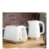 Russell Hobbs Groove Kettle & Toaster Bundle - White -Appliance Pro V6C8S SQ1 0000000013 WHITE SLf