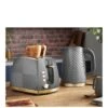 Russell Hobbs Groove Kettle & Toaster Bundle - Grey -Appliance Pro V6C8T SQ1 0000000005 GREY SLf