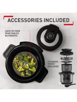 Tefal Turbo Cuisine 7.6L 15in1 Electric Pressure Cooker & Air Fryer CY778840 -Appliance Pro V6FZ6 SQ5 0000000088 NO COLOR SLd3