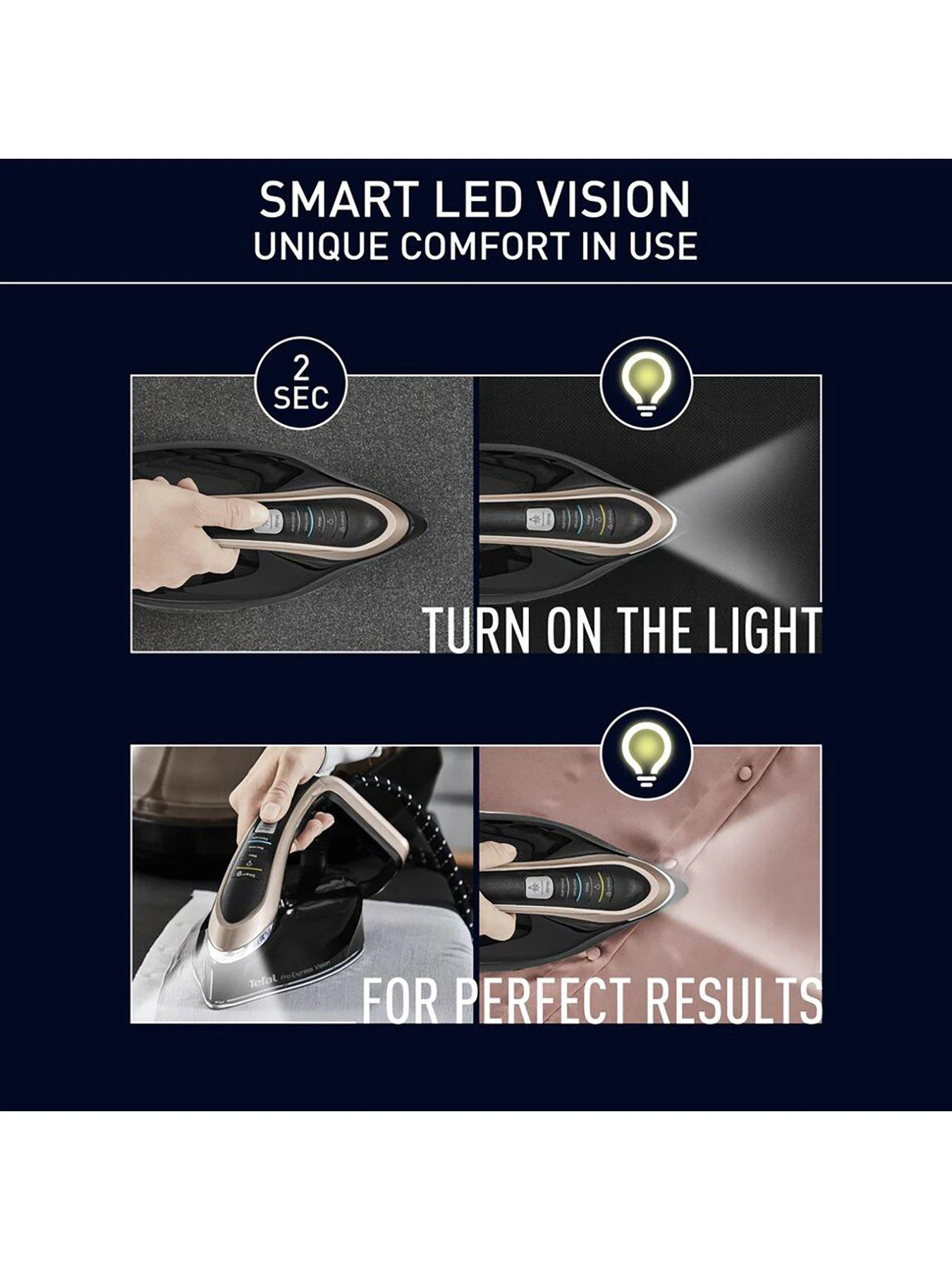 Tefal Steam Generator Iron 1.2L Pro Express Vision GV9820 5 Tefal Steam Generator Iron 1.2L Pro Express Vision GV9820 - Image 3