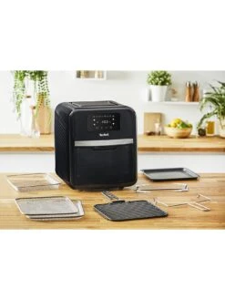 Tefal Easy Fry 9in1 Air Fryer, Oven, Grill & Rotisserie With 8in1 Programs & 9 Cooking Functions 11L 16 Tefal Easy Fry 9in1 Air Fryer, Oven, Grill & Rotisserie With 8in1 Programs & 9 Cooking Functions 11L -Appliance Pro V6G2S SQ7 0000000088 NO COLOR ICf