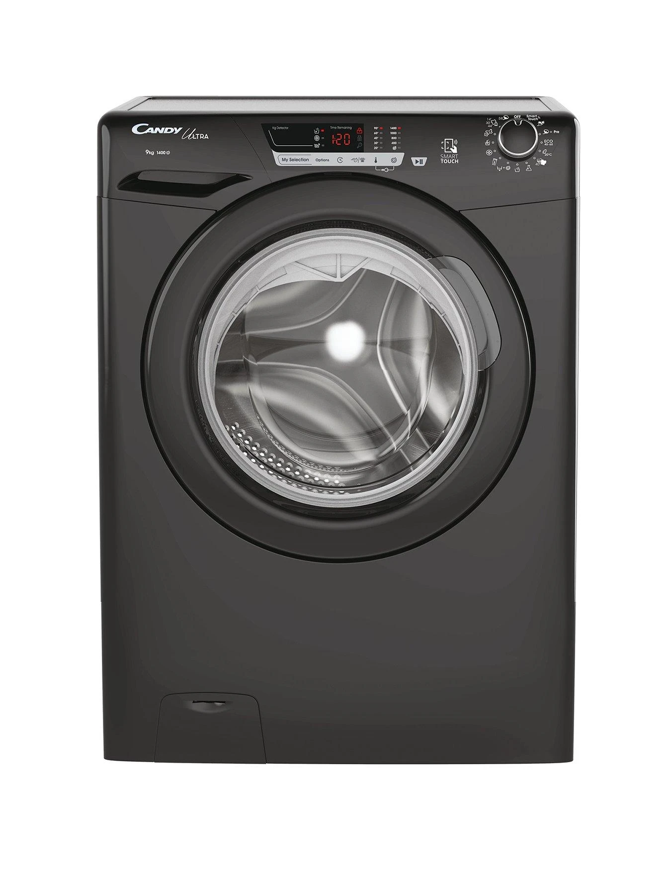 Candy Ultra HCU1492DBBE 9kg Load, 1400rpm Spin Freestanding Washing Machine - Android App Enabled, Eco Cycles, Water & Energy Auto Sensing - Black 3 Candy Ultra HCU1492DBBE 9kg Load, 1400rpm Spin Freestanding Washing Machine - Android App Enabled, Eco Cycles, Water & Energy Auto Sensing - Black