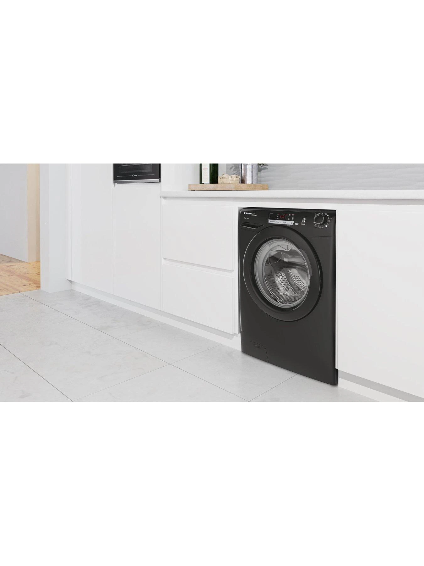 Candy Ultra HCU1492DBBE 9kg Load, 1400rpm Spin Freestanding Washing Machine - Android App Enabled, Eco Cycles, Water & Energy Auto Sensing - Black 6 Candy Ultra HCU1492DBBE 9kg Load, 1400rpm Spin Freestanding Washing Machine - Android App Enabled, Eco Cycles, Water & Energy Auto Sensing - Black - Image 4