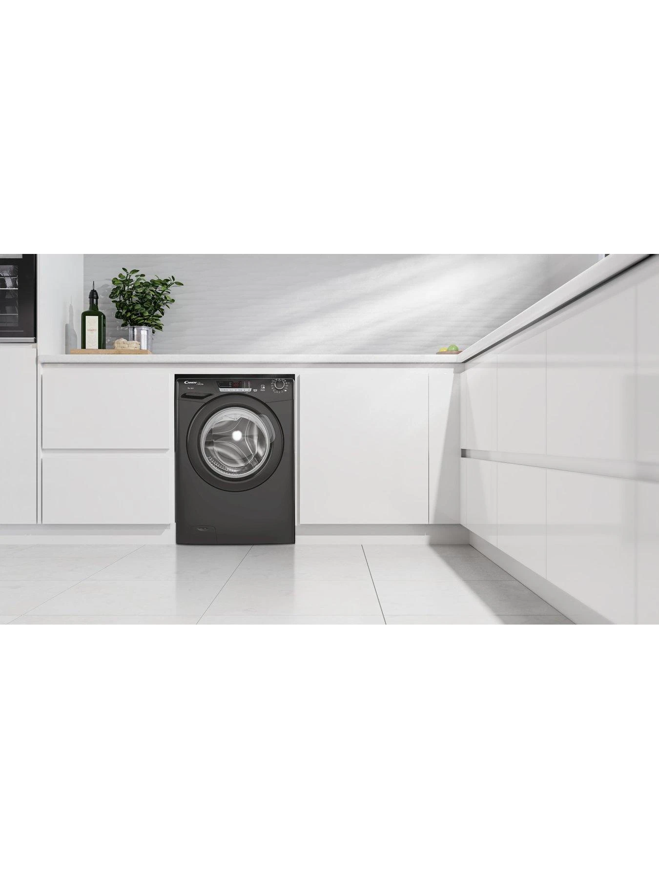 Candy Ultra HCU1492DBBE 9kg Load, 1400rpm Spin Freestanding Washing Machine - Android App Enabled, Eco Cycles, Water & Energy Auto Sensing - Black 7 Candy Ultra HCU1492DBBE 9kg Load, 1400rpm Spin Freestanding Washing Machine - Android App Enabled, Eco Cycles, Water & Energy Auto Sensing - Black - Image 5