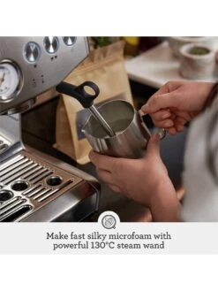 Sage The Barista Express Impress Coffee Machine - Stainless Steel -Appliance Pro V8NVE SQ5 0000000166 STAINLESS STEEL SLd3