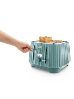 DeLonghi Ballerina 4-Slice Toaster - Green -Appliance Pro V94GS SQ5 0000000088 NO COLOR SLd3