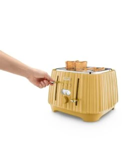 DeLonghi Ballerina 4-Slice Toaster - Yellow -Appliance Pro V94GY SQ5 0000000088 NO COLOR SLd3