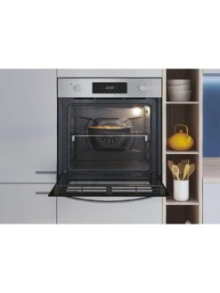 Candy FIDCX615 Built In 70 Litre, Multi-Function Oven With Aquactiva System - Black Glass With Stainless Steel -Appliance Pro V9CHV SQ4 0000000004 BLACK SLd2